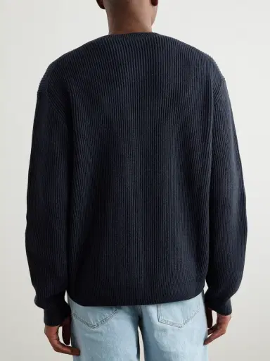 Loro Piana Fobello Ribbed Cashmere Sweater - Men | Thumbnail 4 Loro Piana Fobello Ribbed Cashmere Sweater - Men | Thumbnail 4