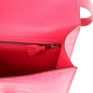 HERMÈS Hermes Constance 1-24 Rose Extreme Matte Alligator Palladium Hardware | Thumbnail 10 HERMÈS Hermes Constance 1-24 Rose Extreme Matte Alligator Palladium Hardware | Thumbnail 10