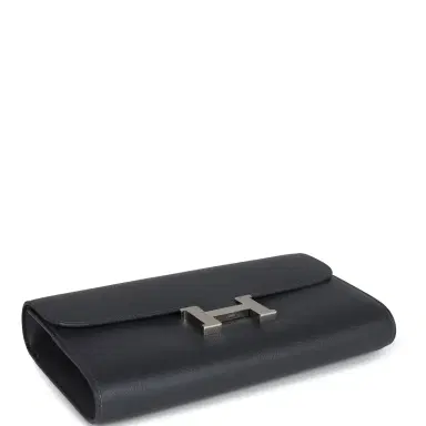 HERMÈS Hermes Constance Wallet To Go Ardoise Evercolor Palladium Hardware | Thumbnail 6 HERMÈS Hermes Constance Wallet To Go Ardoise Evercolor Palladium Hardware | Thumbnail 6