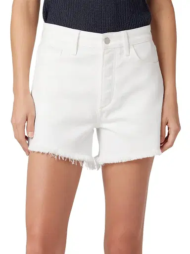 Joe's Jeans Women's The Jessie Relaxed Frayed Shorts - White | Thumbnail 3 Joe's Jeans Women's The Jessie Relaxed Frayed Shorts - White | Thumbnail 3