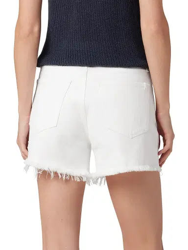 Joe's Jeans Women's The Jessie Relaxed Frayed Shorts - White | Thumbnail 5 Joe's Jeans Women's The Jessie Relaxed Frayed Shorts - White | Thumbnail 5
