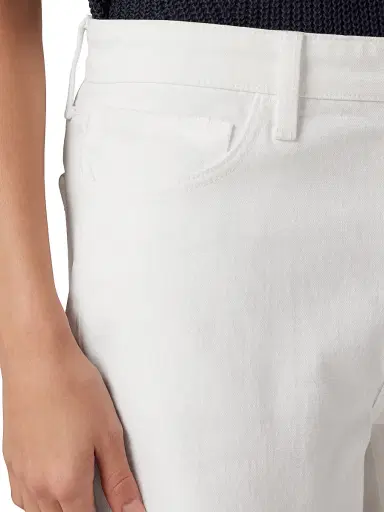 Joe's Jeans Women's The Jessie Relaxed Frayed Shorts - White | Thumbnail 6 Joe's Jeans Women's The Jessie Relaxed Frayed Shorts - White | Thumbnail 6