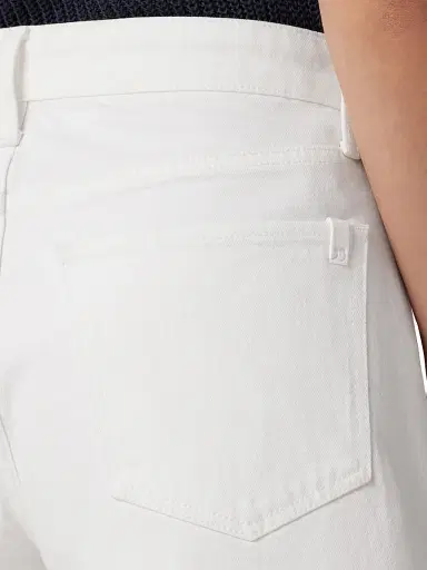 Joe's Jeans Women's The Jessie Relaxed Frayed Shorts - White | Thumbnail 7 Joe's Jeans Women's The Jessie Relaxed Frayed Shorts - White | Thumbnail 7