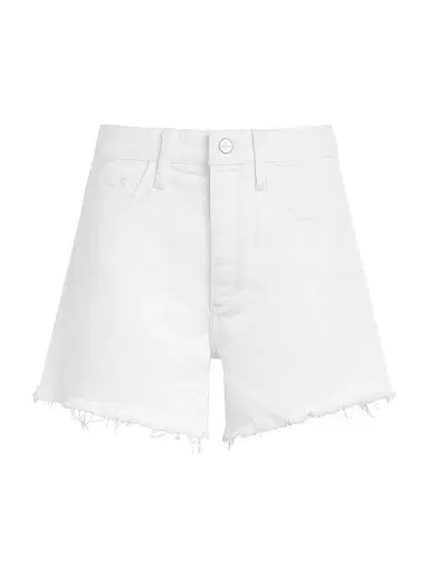Joe's Jeans Women's The Jessie Relaxed Frayed Shorts - White | Thumbnail 1 Joe's Jeans Women's The Jessie Relaxed Frayed Shorts - White | Thumbnail 1