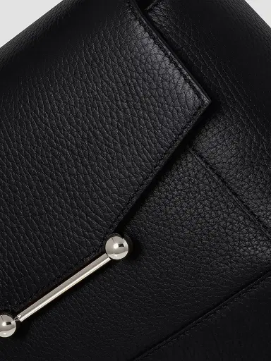 Strathberry Women's Mosaic Grain Leather Top Handle Bag - Black | Thumbnail 5 Strathberry Women's Mosaic Grain Leather Top Handle Bag - Black | Thumbnail 5