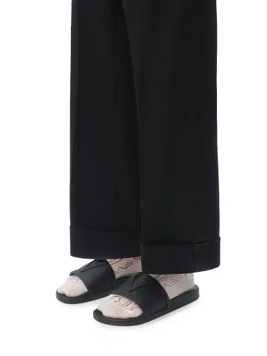 Valentino Garavani Men's Coolside Rubber Slide Sandals - Black - Size 7 | Thumbnail 7 Valentino Garavani Men's Coolside Rubber Slide Sandals - Black - Size 7 | Thumbnail 7