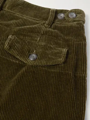Drake's Games Straight-Leg Pleated Cotton-Corduroy Trousers - Men | Thumbnail 5 Drake's Games Straight-Leg Pleated Cotton-Corduroy Trousers - Men | Thumbnail 5