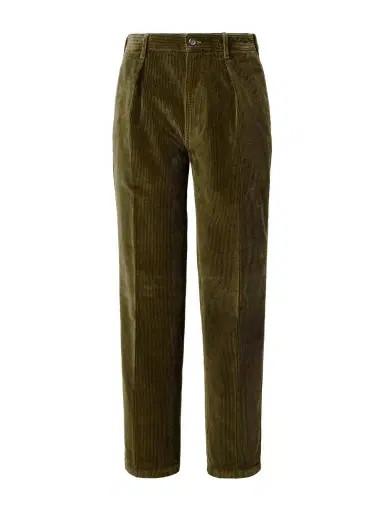 Drake's Games Straight-Leg Pleated Cotton-Corduroy Trousers - Men | Thumbnail 1 Drake's Games Straight-Leg Pleated Cotton-Corduroy Trousers - Men | Thumbnail 1