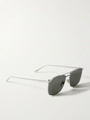 Saint Laurent Aviator-Style Silver-Tone Sunglasses - Men | Thumbnail 4 Saint Laurent Aviator-Style Silver-Tone Sunglasses - Men | Thumbnail 4