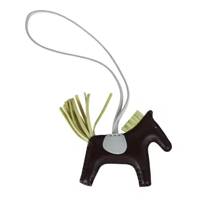 HERMÈS Hermes Rodeo Bag Charm PM Rouge Sellier/Bleu Brume/Jaune Bourgeon Milo Lambskin | Thumbnail 2 HERMÈS Hermes Rodeo Bag Charm PM Rouge Sellier/Bleu Brume/Jaune Bourgeon Milo Lambskin | Thumbnail 2