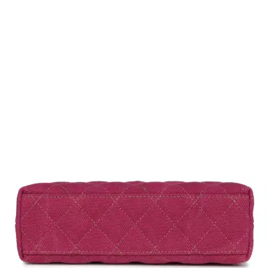 Chanel Chanel Small Kelly Shopper Pink Washed Denim Brushed Gold Hardware | Thumbnail 6 Chanel Chanel Small Kelly Shopper Pink Washed Denim Brushed Gold Hardware | Thumbnail 6