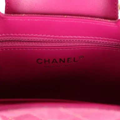 Chanel Chanel Small Kelly Shopper Pink Washed Denim Brushed Gold Hardware | Thumbnail 9 Chanel Chanel Small Kelly Shopper Pink Washed Denim Brushed Gold Hardware | Thumbnail 9