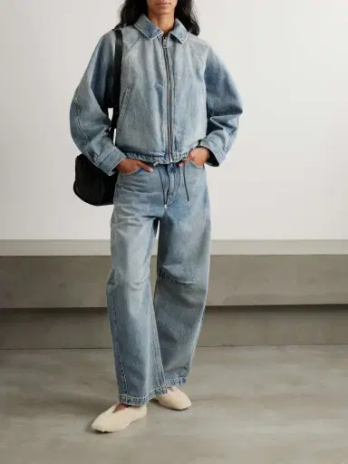 Loewe Anagram High-rise Barrel-leg Jeans | Thumbnail 2 Loewe Anagram High-rise Barrel-leg Jeans | Thumbnail 2
