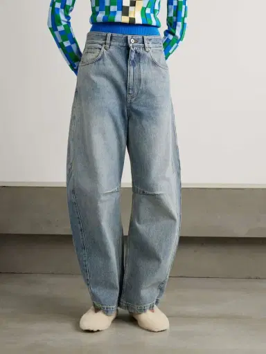 Loewe Anagram High-rise Barrel-leg Jeans | Thumbnail 3 Loewe Anagram High-rise Barrel-leg Jeans | Thumbnail 3