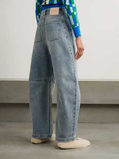 Loewe Anagram High-rise Barrel-leg Jeans | Thumbnail 4 Loewe Anagram High-rise Barrel-leg Jeans | Thumbnail 4