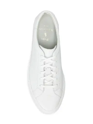 Polo Ralph Lauren Men's Jermain II Leather Low-Top Sneakers | Thumbnail 4 Polo Ralph Lauren Men's Jermain II Leather Low-Top Sneakers | Thumbnail 4