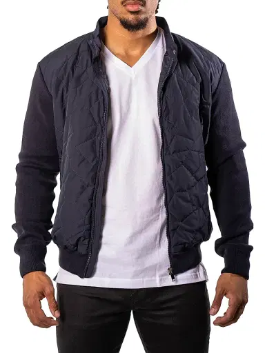 Maceoo Men's Bomber Jacket - Blue | Thumbnail 2 Maceoo Men's Bomber Jacket - Blue | Thumbnail 2