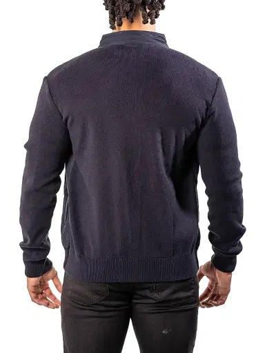 Maceoo Men's Bomber Jacket - Blue | Thumbnail 5 Maceoo Men's Bomber Jacket - Blue | Thumbnail 5