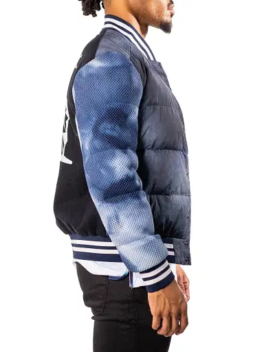Maceoo Men's Bomber Jacket - Blue | Thumbnail 3 Maceoo Men's Bomber Jacket - Blue | Thumbnail 3