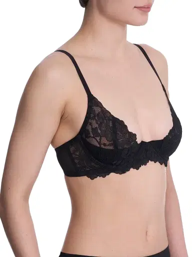 Natori Women's Peony Lace Plunge Unlined Underwire Bra - Dk Raspberry | Thumbnail 2 Natori Women's Peony Lace Plunge Unlined Underwire Bra - Dk Raspberry | Thumbnail 2