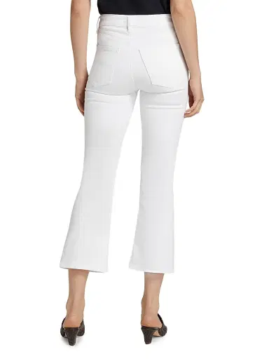 Frame Women's Reboot Crop Mid-Rise Pants - White - Size 31 | Thumbnail 5 Frame Women's Reboot Crop Mid-Rise Pants - White - Size 31 | Thumbnail 5