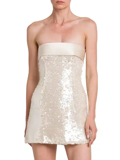 Philosophy di Lorenzo Serafini Women's Sequin Strapless Minidress | Thumbnail 3 Philosophy di Lorenzo Serafini Women's Sequin Strapless Minidress | Thumbnail 3