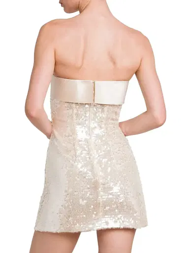 Philosophy di Lorenzo Serafini Women's Sequin Strapless Minidress | Thumbnail 5 Philosophy di Lorenzo Serafini Women's Sequin Strapless Minidress | Thumbnail 5