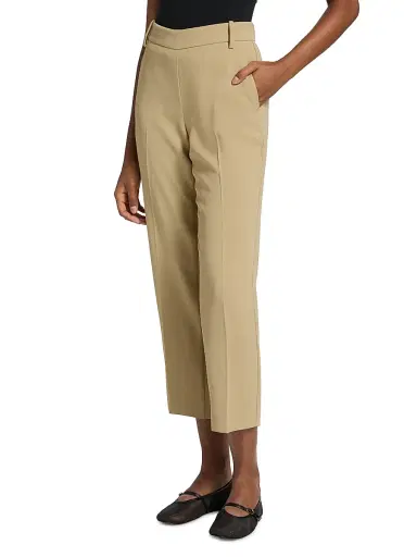 Vince Women's Mid-Rise Tapered Pants | Thumbnail 4 Vince Women's Mid-Rise Tapered Pants | Thumbnail 4