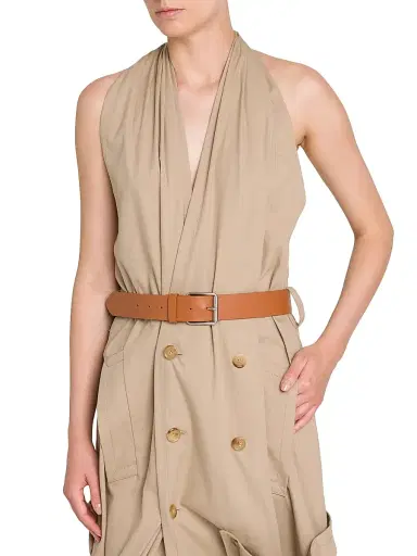 MOSCHINO Women's Reconstructed Halter Trench Dress | Thumbnail 6 MOSCHINO Women's Reconstructed Halter Trench Dress | Thumbnail 6