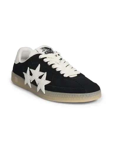 Amiri Men's Pacific Suede Low-Top Sneakers - Black | Thumbnail 2 Amiri Men's Pacific Suede Low-Top Sneakers - Black | Thumbnail 2