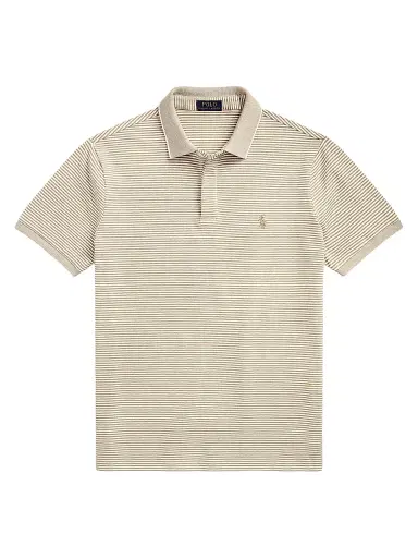 Polo Ralph Lauren Men's Custom-Slim-Fit Stretch Oxford Mesh Polo Shirt | Thumbnail 1 Polo Ralph Lauren Men's Custom-Slim-Fit Stretch Oxford Mesh Polo Shirt | Thumbnail 1