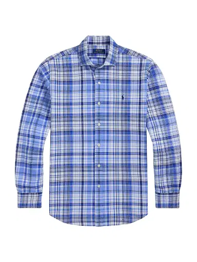 Polo Ralph Lauren Men's Classic-Fit Plaid Oxford Shirt - Blue Multi | Thumbnail 1 Polo Ralph Lauren Men's Classic-Fit Plaid Oxford Shirt - Blue Multi | Thumbnail 1