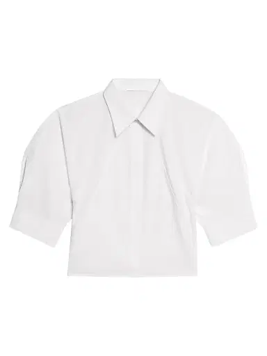 Helmut Lang Women's Articulated Shoulder Shirt - White - Size XL | Thumbnail 1 Helmut Lang Women's Articulated Shoulder Shirt - White - Size XL | Thumbnail 1