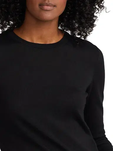 Ralph Lauren Collection Women's Crewneck Wool-Blend Sweater - Black - Size XS | Thumbnail 7 Ralph Lauren Collection Women's Crewneck Wool-Blend Sweater - Black - Size XS | Thumbnail 7