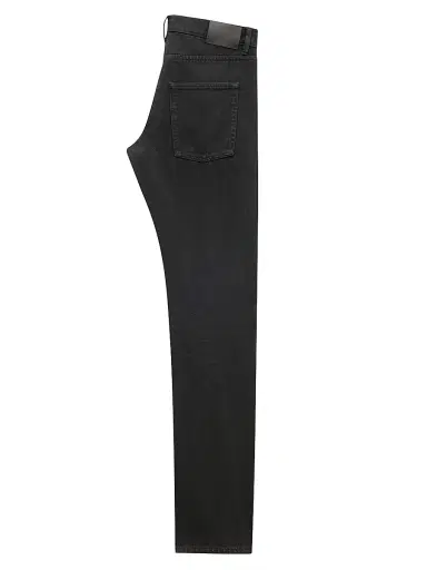Saint Laurent Men's Relaxed Slim Jeans in Denim - Plain Carbon Black - Size 36 | Thumbnail 2 Saint Laurent Men's Relaxed Slim Jeans in Denim - Plain Carbon Black - Size 36 | Thumbnail 2