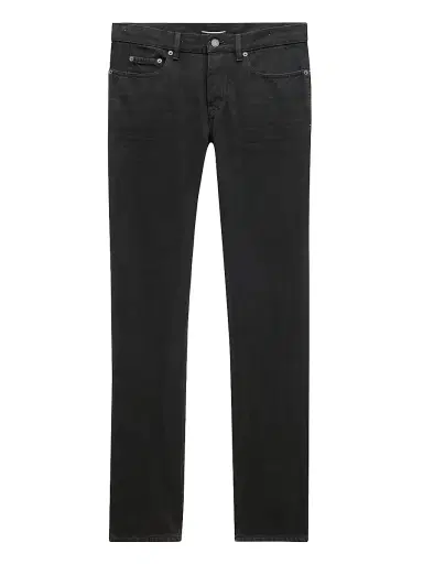 Saint Laurent Men's Relaxed Slim Jeans in Denim - Plain Carbon Black - Size 36 | Thumbnail 1 Saint Laurent Men's Relaxed Slim Jeans in Denim - Plain Carbon Black - Size 36 | Thumbnail 1