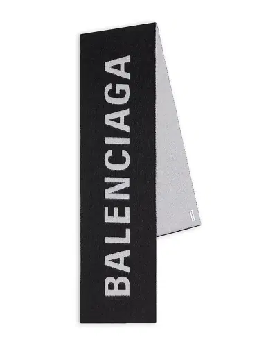 Balenciaga Women's Macro Scarf - Black | Thumbnail 1 Balenciaga Women's Macro Scarf - Black | Thumbnail 1