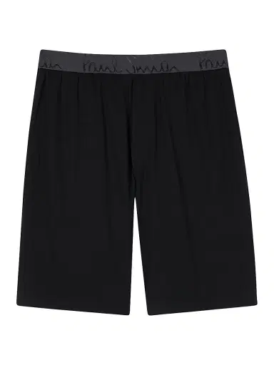 Paul Smith Men's Elias Cotton Shorts - Black - Size XL | Thumbnail 1 Paul Smith Men's Elias Cotton Shorts - Black - Size XL | Thumbnail 1