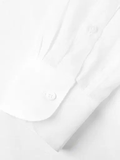 Canali Men's Regular Fit Linen Sport Shirt - White | Thumbnail 6 Canali Men's Regular Fit Linen Sport Shirt - White | Thumbnail 6