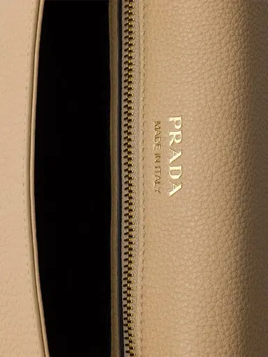 Prada Women's Leather Shoulder Bag - Beige Khaki | Thumbnail 5 Prada Women's Leather Shoulder Bag - Beige Khaki | Thumbnail 5
