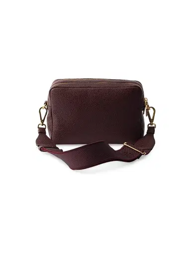 Prada Women's Leather Shoulder Bag - Dark Red | Thumbnail 2 Prada Women's Leather Shoulder Bag - Dark Red | Thumbnail 2