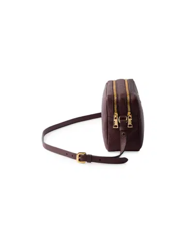 Prada Women's Leather Shoulder Bag - Dark Red | Thumbnail 6 Prada Women's Leather Shoulder Bag - Dark Red | Thumbnail 6