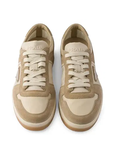 Prada Men's Downtown Re-Nylon and Suede Sneakers - Dark Green | Thumbnail 2 Prada Men's Downtown Re-Nylon and Suede Sneakers - Dark Green | Thumbnail 2