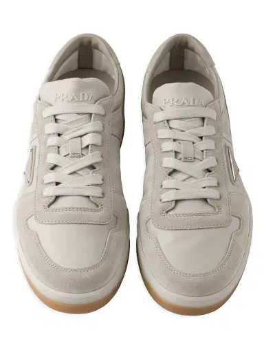 Prada Men's Downtown Re-Nylon and Suede Sneakers - Dark Green | Thumbnail 14 Prada Men's Downtown Re-Nylon and Suede Sneakers - Dark Green | Thumbnail 14