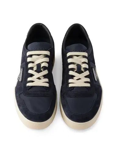Prada Men's Downtown Re-Nylon and Suede Sneakers - Dark Green | Thumbnail 10 Prada Men's Downtown Re-Nylon and Suede Sneakers - Dark Green | Thumbnail 10