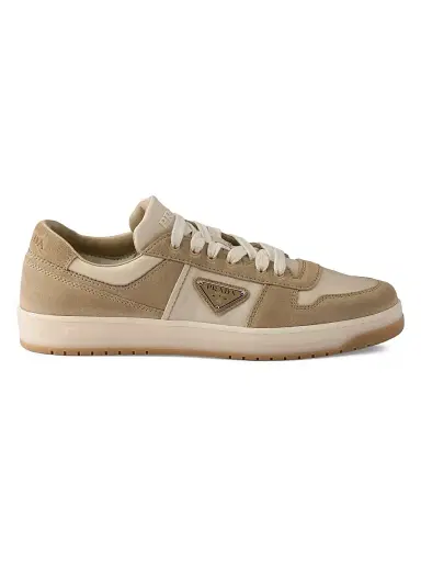 Prada Men's Downtown Re-Nylon and Suede Sneakers - Dark Green | Thumbnail 1 Prada Men's Downtown Re-Nylon and Suede Sneakers - Dark Green | Thumbnail 1