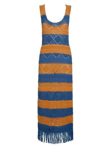 La DoubleJ Women's The Yarn Dress - Solid Blue Petrol - Size XS | Thumbnail 2 La DoubleJ Women's The Yarn Dress - Solid Blue Petrol - Size XS | Thumbnail 2