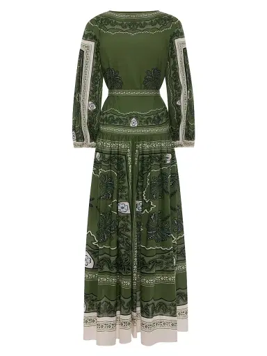 La DoubleJ Women's Viviana Dress - Mirage Placee Green - Size Medium | Thumbnail 2 La DoubleJ Women's Viviana Dress - Mirage Placee Green - Size Medium | Thumbnail 2