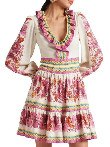 La DoubleJ Women's Reina Mini Dress - Zodiac Placee Multicolor | Thumbnail 3 La DoubleJ Women's Reina Mini Dress - Zodiac Placee Multicolor | Thumbnail 3
