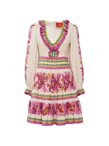 La DoubleJ Women's Reina Mini Dress - Zodiac Placee Multicolor | Thumbnail 1 La DoubleJ Women's Reina Mini Dress - Zodiac Placee Multicolor | Thumbnail 1